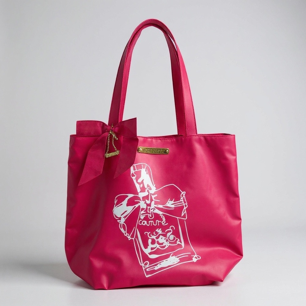 💖 Juicy Couture Pink Perfume Bottle Tote Bag 💖